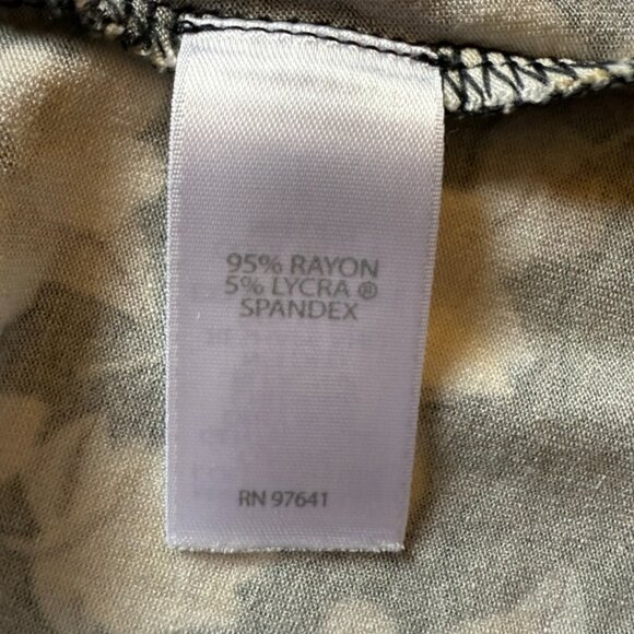 J. Jill Long Sleeve Floral Print Knit Top, Size Large - Picture 8 of 8